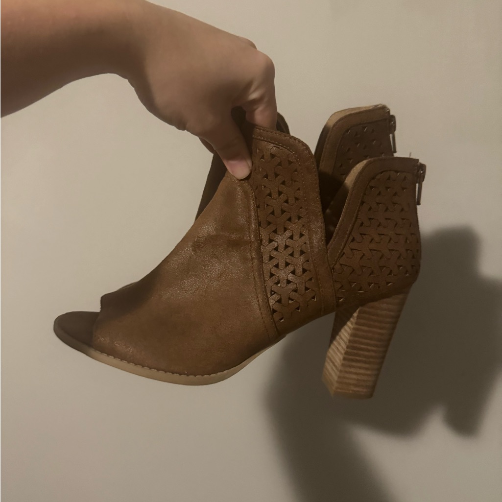 Brown Booties  Report Brand
